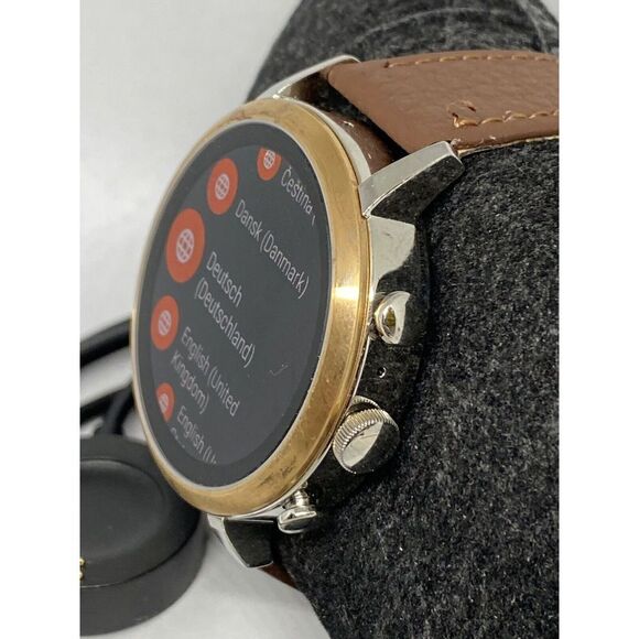 Fossil Gen 4 Authentic Digital Dial Smart Watch Custom Band FTW6016 LT329 - Picture 4 of 12